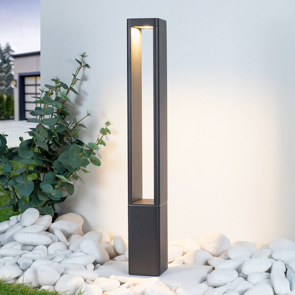 Stående utomhuslampa Felice - antracit med integrerad LED