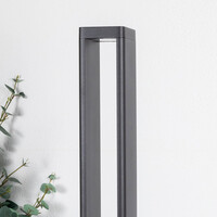 Stående utomhuslampa Felice - antracit med integrerad LED