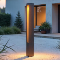 Stående utomhuslampa Felice - antracit med integrerad LED