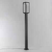 Stående utomhuslampa Charles - 180 cm antracit med integrerad LED