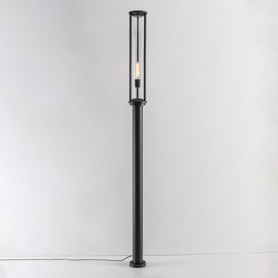 Stående utomhuslampa Sergio - 220 cm antracit