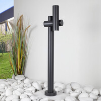 Justerbar stående utomhuslampa Thesa - antracit med integrerad LED