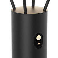 Solcellsdriven stående utomhuslampa Marina med sensor