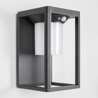 Solcellsvägglampa för utomhusbruk med sensor Bianca