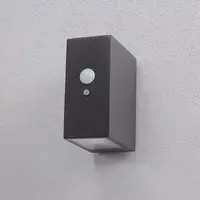 Solcellsvägglampa för utomhusbruk med sensor Giada