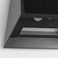 Solcellsvägglampa för utomhusbruk med sensor Sonia