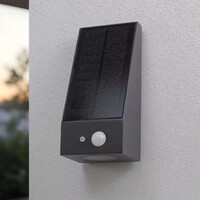 Solcellsvägglampa för utomhusbruk med sensor Donya