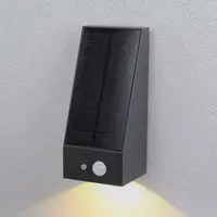 Solcellsvägglampa för utomhusbruk med sensor Donya