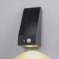 Solcellsvägglampa för utomhusbruk med sensor Donya