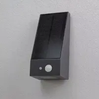 Solcellsvägglampa för utomhusbruk med sensor Donya
