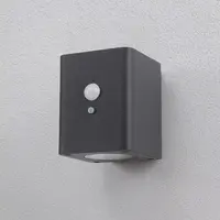 Solcellsvägglampa för utomhusbruk med sensor Anzia