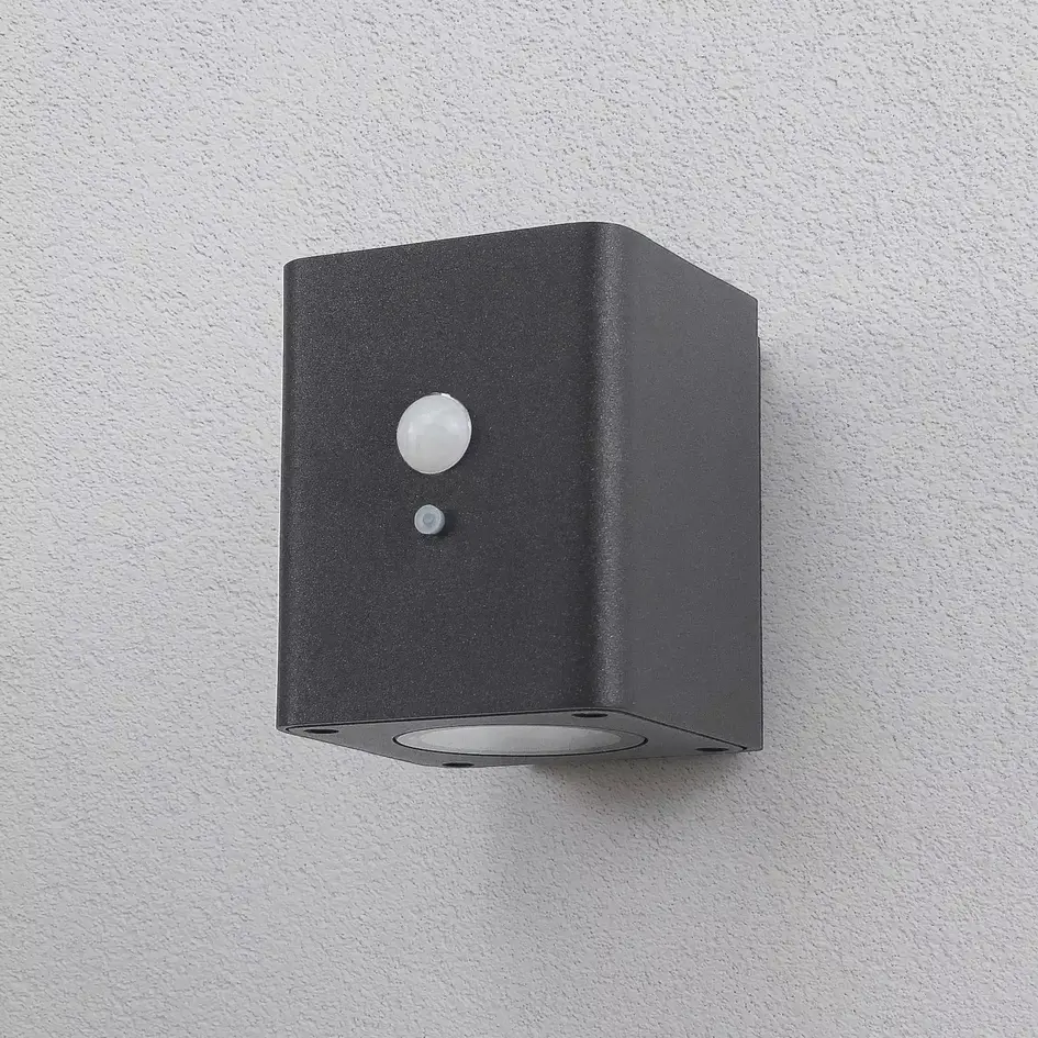 Solcellsvägglampa för utomhusbruk med sensor Anzia