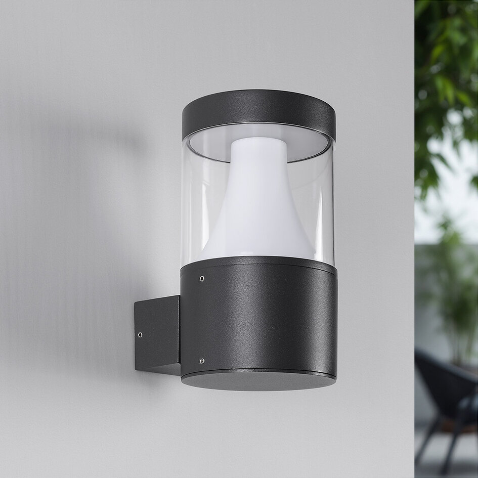 Solcellsvägglampa för utomhusbruk Brielle