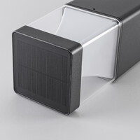 Solcellsdriven stående utomhuslampa Camilia