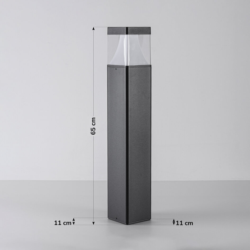 Solcellsdriven stående utomhuslampa Camilia
