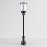 Solcellsdriven stående utomhuslampa med sensor Donni