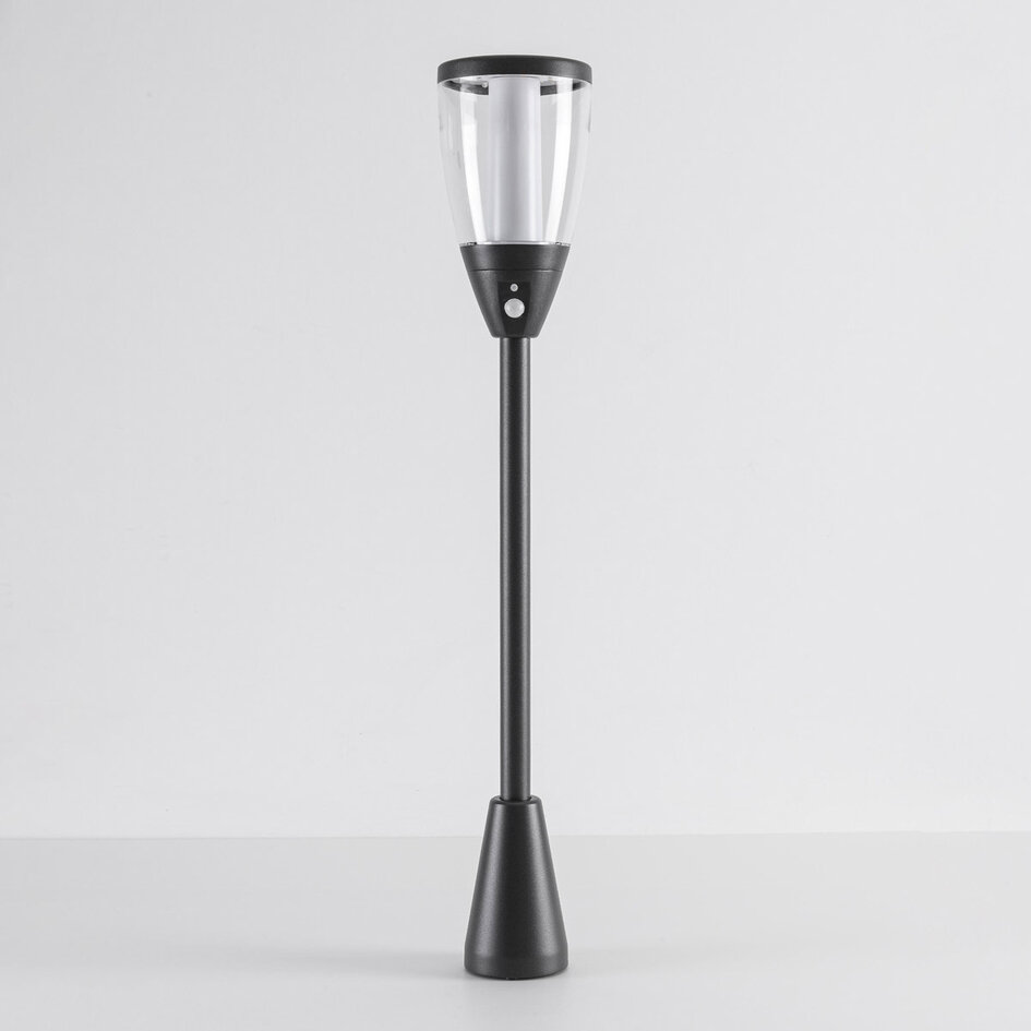 Solcellsdriven stående utomhuslampa med sensor Donni