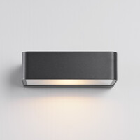 Solcellsdriven utomhusvägglampa Pascale - antracit