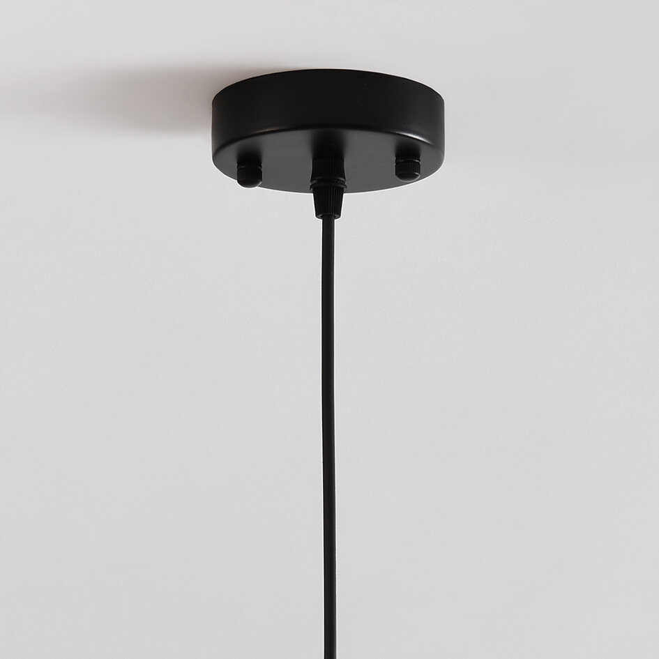 Pendellampa Sita med avlångt räfflat glas