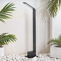 Modern stående utomhuslampa Live - antracit med integrerad LED