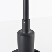 Minimalistisk stående utomhuslampa Lyell med jordspett - antracit med integrerad LED