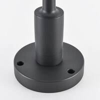 Minimalistisk stående utomhuslampa Lyell med jordspett - antracit med integrerad LED