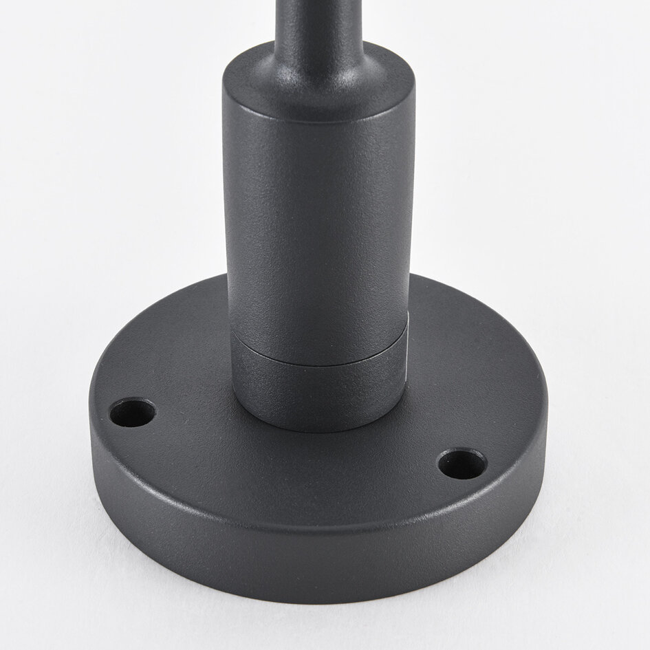 Minimalistisk stående utomhuslampa Lyell med jordspett - antracit med integrerad LED