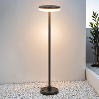 Stående utomhuslampa Svala med jordspett - 60 cm antracit med integrerad LED