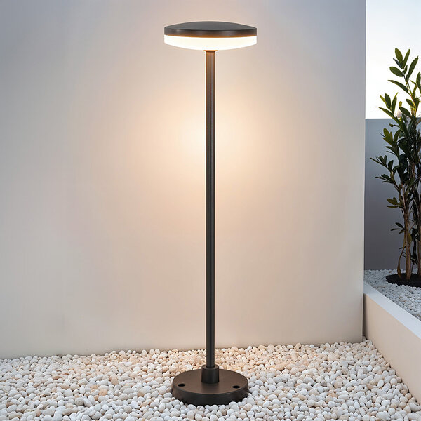 Stående utomhuslampa Svala med jordspett - 60 cm antracit med integrerad LED