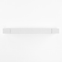 Vridbar vägglampa Sirle 45 cm i vitt