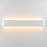 Vit vägglampa med integrerade LED, 61 cm - Norell