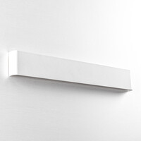 Vit vägglampa med integrerade LED, 61 cm - Norell