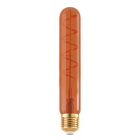 E27 dimbar rörlampa koppar med spiral 18,5 cm, 4W, 1600K