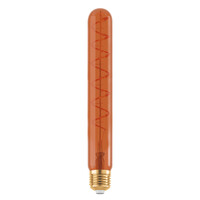 E27 dimbar rörlampa koppar med spiral 30 cm, 4W, 1600K