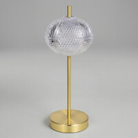 Elegant bordslampa med integrerade dimbara LED-lampor - Solv