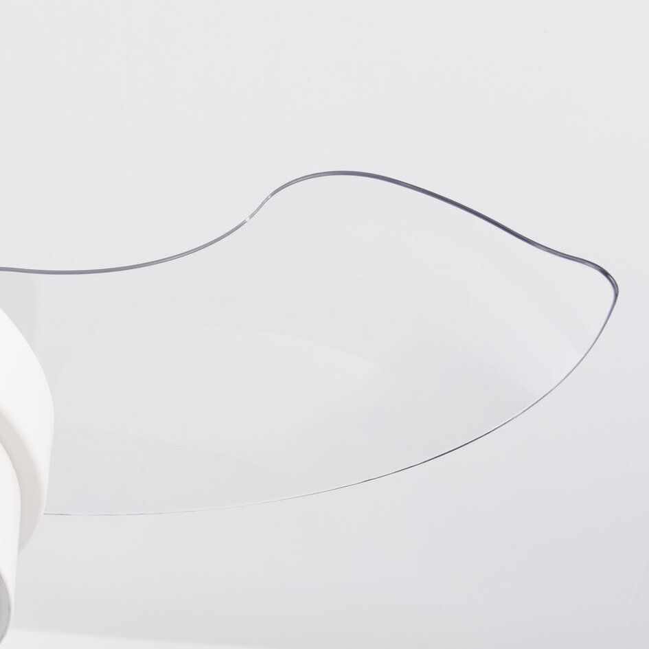 Takfläkt Vjetar med integrerad LED och utfällbara blad - vit