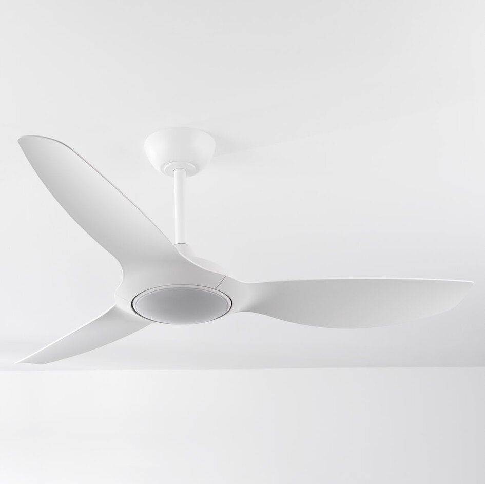 Takfläkt Viento med integrerad LED och fjärrkontroll - vit