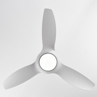 Takfläkt Viento med integrerad LED och fjärrkontroll - vit