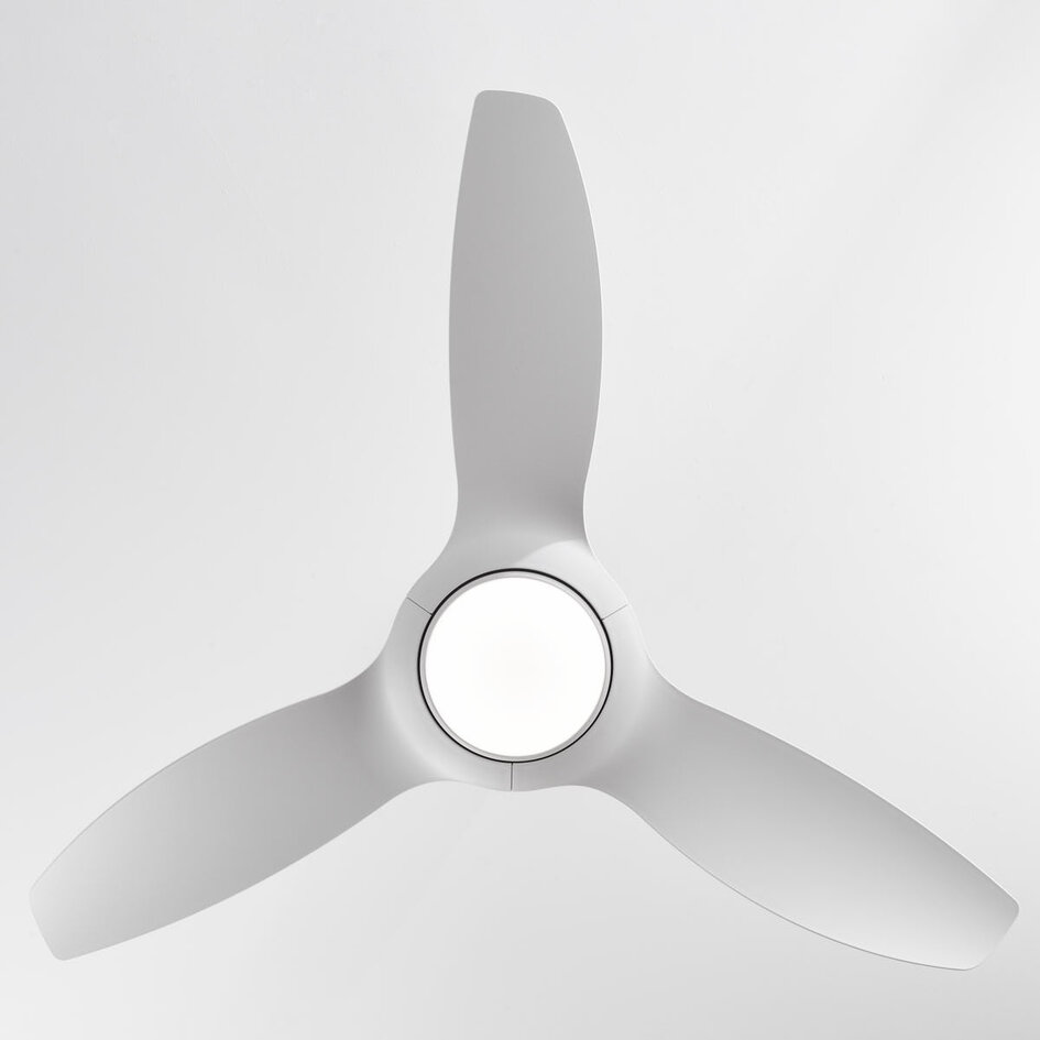 Takfläkt Viento med integrerad LED och fjärrkontroll - vit