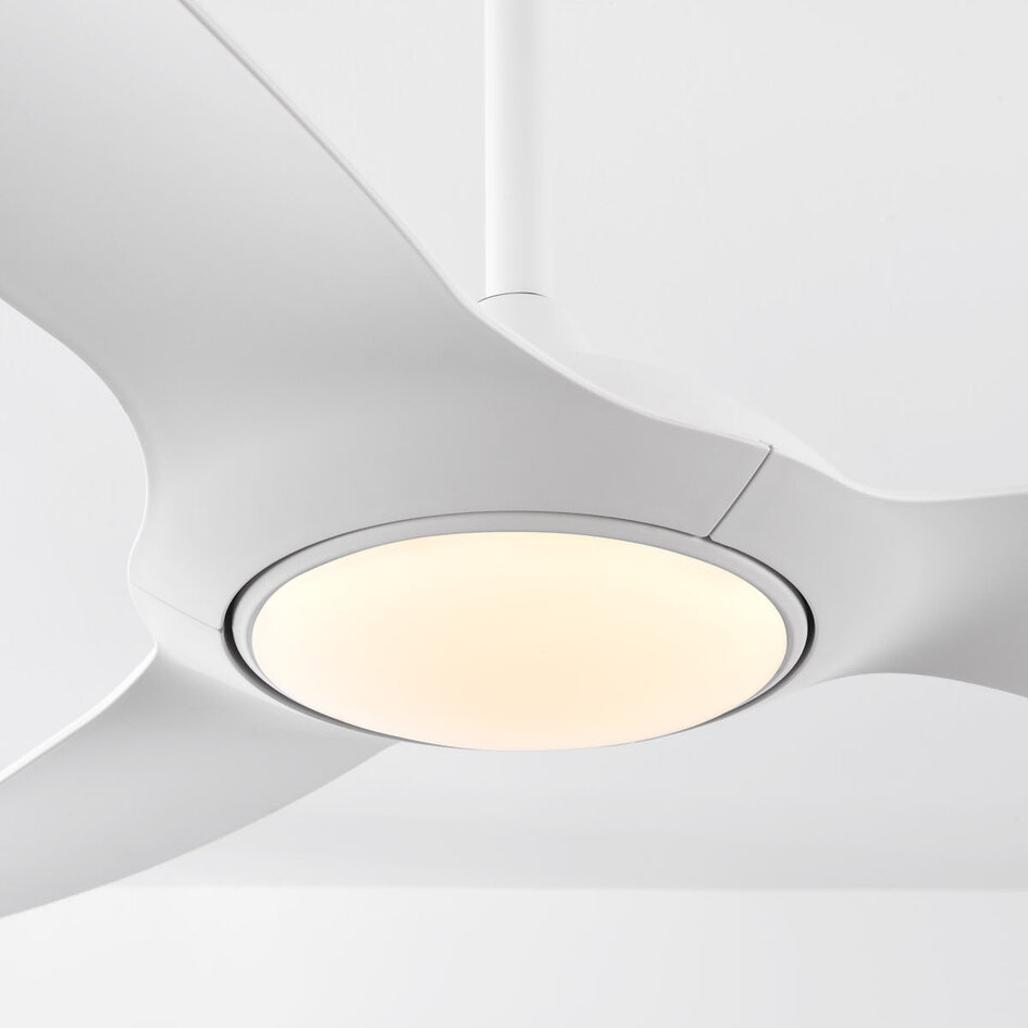 Takfläkt Viento med integrerad LED och fjärrkontroll - vit