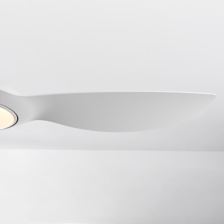 Takfläkt Viento med integrerad LED och fjärrkontroll - vit