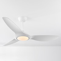 Takfläkt Viento med integrerad LED och fjärrkontroll - vit