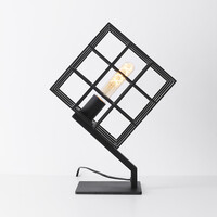 1-ljus bordslampa Piazza - svart