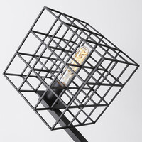 1-ljus bordslampa Piazza - svart