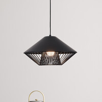 Modern pendellampa Aiva - svart