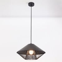 Modern pendellampa Aiva - svart