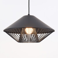 Modern pendellampa Aiva - svart