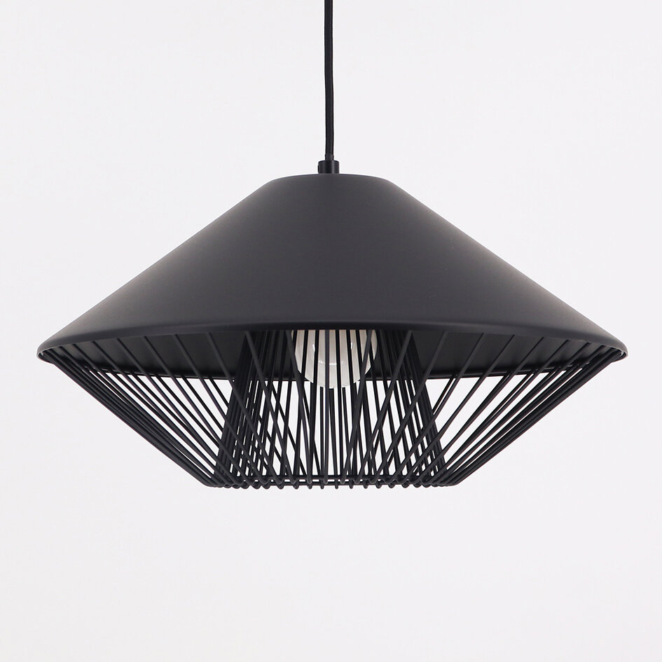 Modern pendellampa Aiva - svart