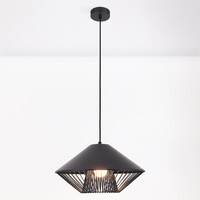 Modern pendellampa Aiva - svart