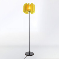 Golvlampa i PET-filt gul - Lenthe